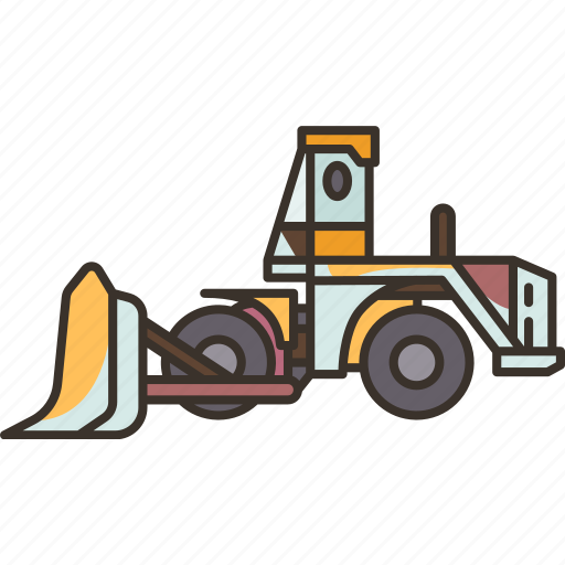 Earth, mover, bulldozer, construction, machine icon - Download on Iconfinder