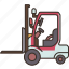 forklift, cargo, loading, machinery, industry 