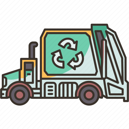Garbage, truck, recycle, waste, management icon - Download on Iconfinder