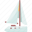 catamaran, sailboat, cruise, yacht, vacation