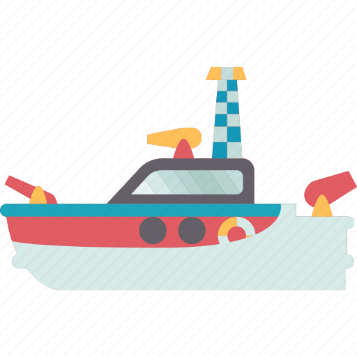 Fireboat, rescues, harbor, patrol, safety icon - Download on Iconfinder