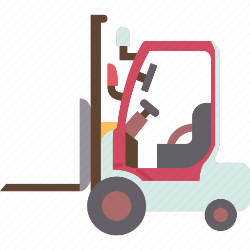 Forklift, cargo, loading, machinery, industry icon - Download on Iconfinder