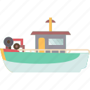 fishing, boat, trawler, vessel, ocean