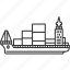 container, ship, cargo, vessel, exportation 