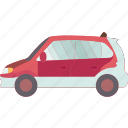 hatchback, car, automobile, transportation, vehicle