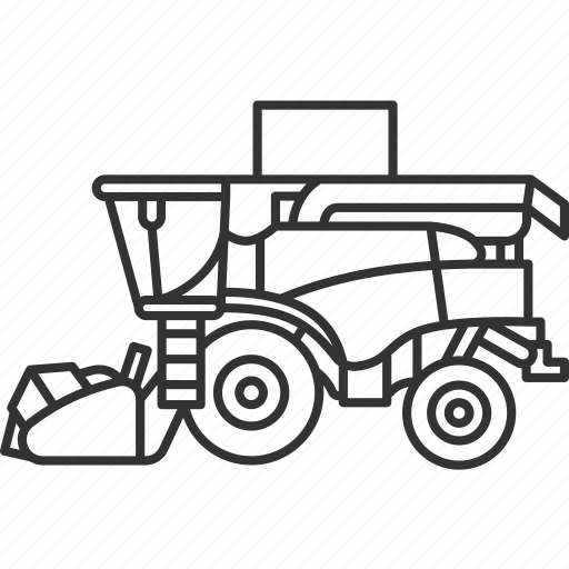 Harvester, agricultural, combines, machinery, farming icon - Download on Iconfinder