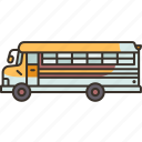 bus, school, students, transportation, public