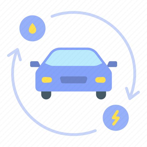Hybrid, car, electric, environment icon - Download on Iconfinder