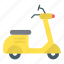 scooter, delivery, motorcycle, bike 