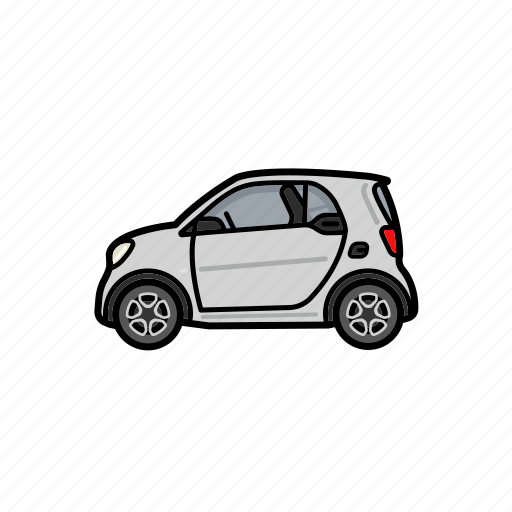 Smart, fortwo, car, vehicle, transportation, automobile, transport icon - Download on Iconfinder