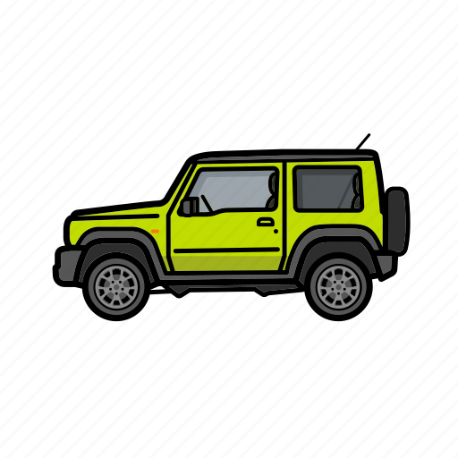 Suzuki, jimny, 4x4, truck, offroad, vehicle, transportation icon - Download on Iconfinder