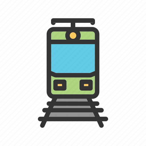 Line, railroad, railway, steel, track, train, travel icon - Download on Iconfinder