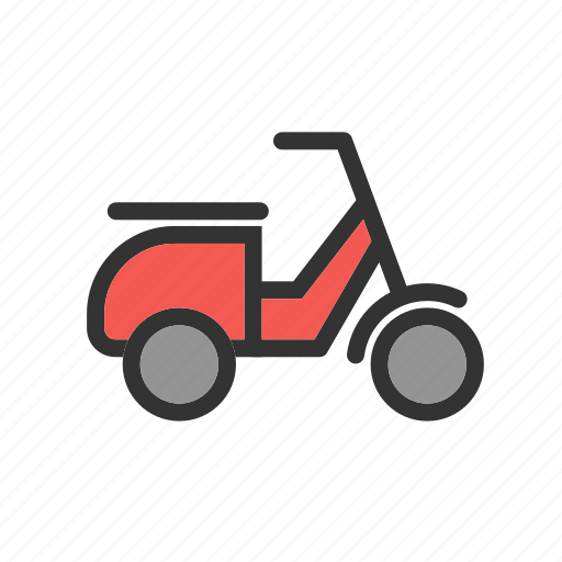 Bike, motor, scooter, speed, travel, vehicle, vespa icon - Download on Iconfinder