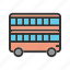 bus, double, red, transport, transportation, travel, vehicle 