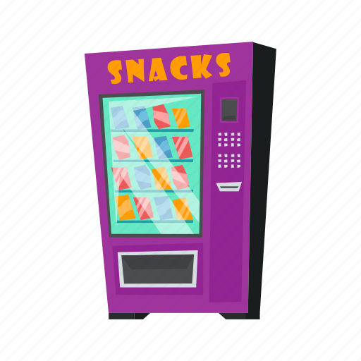 Snack, vending, machine, flat, icon, technology, service icon - Download on Iconfinder