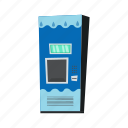 water, vending, machine, flat, icon, technology, service, equipment, automated