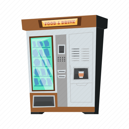 Food, drinks, vending, machine, flat, icon, technology icon - Download on Iconfinder