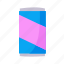 can, carbonated, drink, water, flat, icon, food, package, vending 