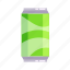 can, carbonated, drink, water, flat, icon, food, package, vending, 0 