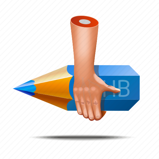 Art, artist, designer, fingers, hands, pencil icon - Download on Iconfinder