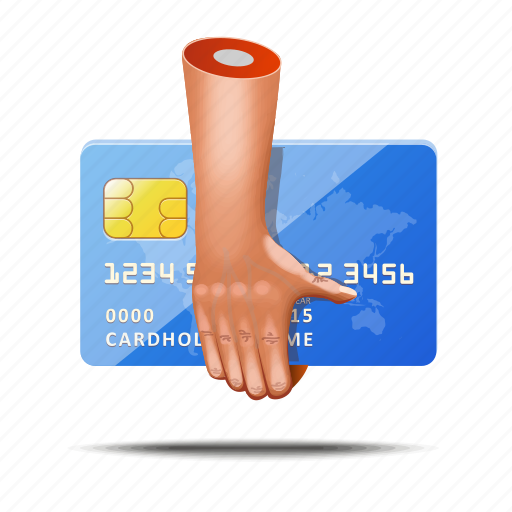 Bank, card, credit, finger, hands, money, shopping icon - Download on Iconfinder