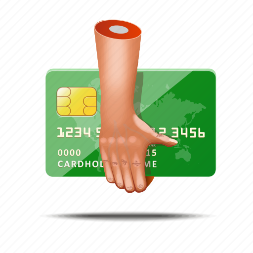 Bank, card, credit, finger, hands, money, shopping icon - Download on Iconfinder