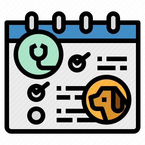 Calander, check, docter, up, veterinary icon - Download on Iconfinder