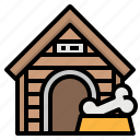 dog, doghouse, house, kennel, pet