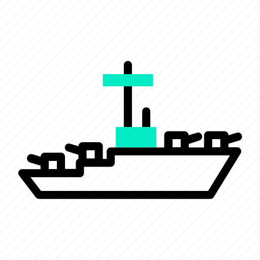 Carrier, destroyer, warship, battleground icon - Download on Iconfinder