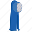 finger, brush, teeth, canine, care, health, gum, pet, grooming 