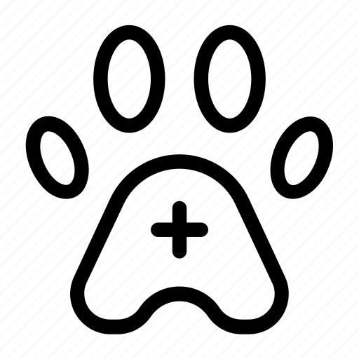 Dog, paw, paw print, pet shelter, pet shop, vet, veterinary icon - Download on Iconfinder
