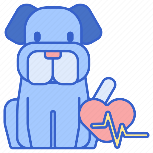 Cardio, cardiology, dog, heart, heart condition, heart rate, heartbeat icon - Download on Iconfinder
