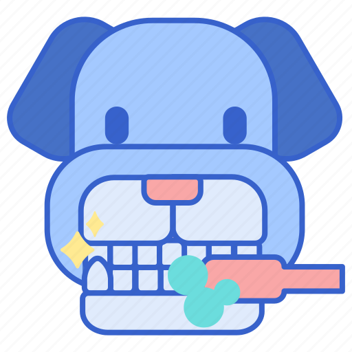Cleaning, dental, dental cleaning, dog, pet icon - Download on Iconfinder