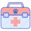 aid, first, first aid kit, medic, medical kit, medication, pet 