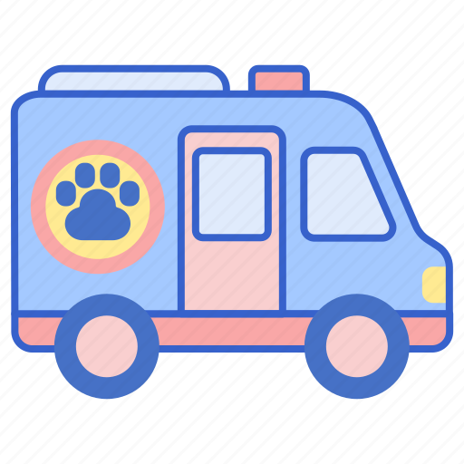 Mobile, mobile vet, mobile veterinarian, mobile veterinary, pet van, vet icon - Download on Iconfinder