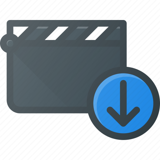 Clapper, clip, cut, download, movie icon - Download on Iconfinder