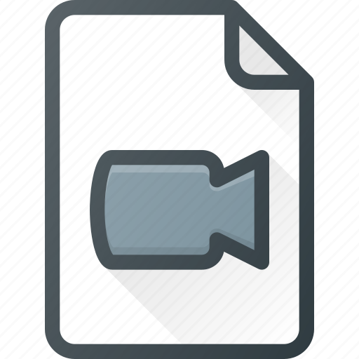 Camera, document, file, film, video icon - Download on Iconfinder