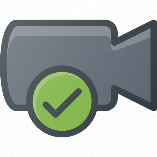Cam, camera, check, film, movie, record icon - Download on Iconfinder