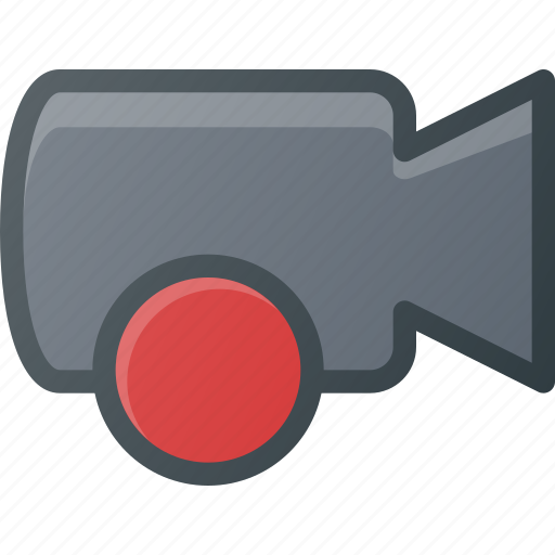 Cam, camera, film, movie, rec, record icon - Download on Iconfinder
