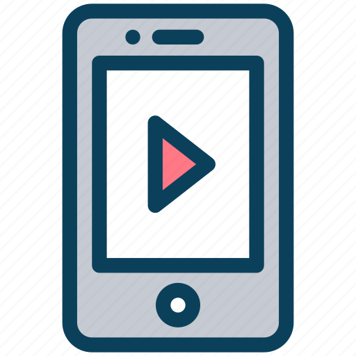 Video, content, media, play, smartphone, streaming icon - Download on Iconfinder
