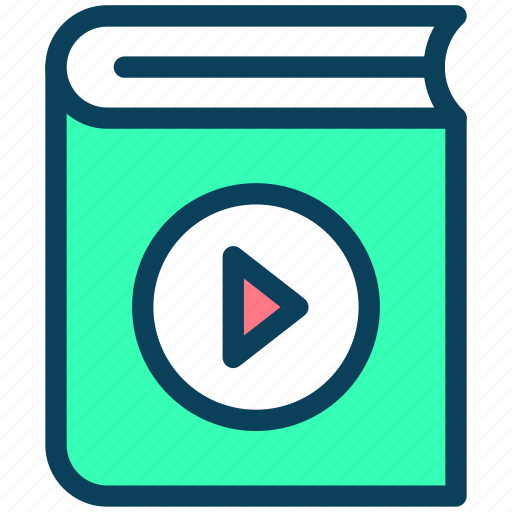 Video, content, media, play, education, book icon - Download on Iconfinder