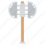 battle axe, cleaver, hatcher, medieval, war tool 