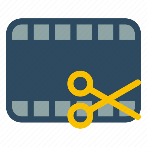 Trim, cut, edit, video icon - Download on Iconfinder