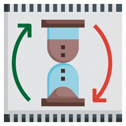 Duration, time, date, hourglass, movie icon - Download on Iconfinder