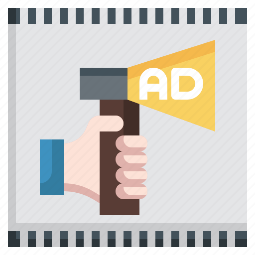 Film, advertising, campaign, marketing, cinema, reel icon - Download on Iconfinder