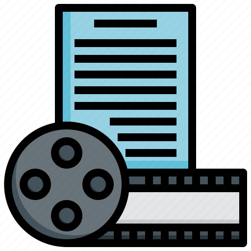Story, screenwriting, script, entertainment, notebook icon - Download on Iconfinder