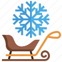 sleds, xmas, transportation, snow, winter