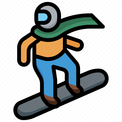 Snowboarding, snowboarder, sporty, snowboard icon - Download on Iconfinder