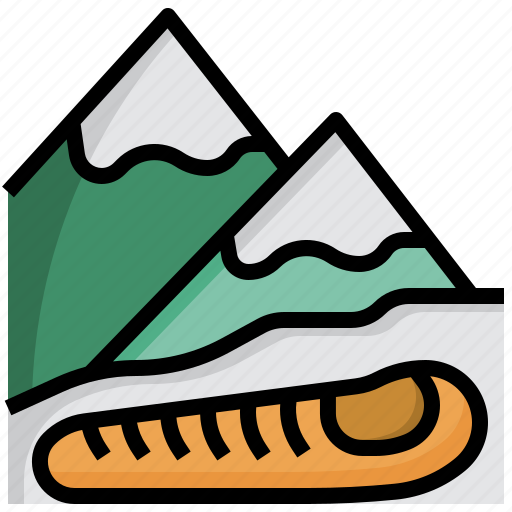 Winter, sleeping, bag, comfortable, vacations, camping icon - Download on Iconfinder