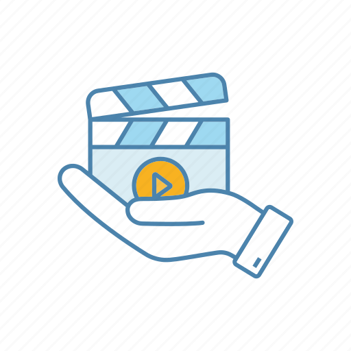 Cinematography, clapperboard, film, movie, production, release, video icon - Download on Iconfinder